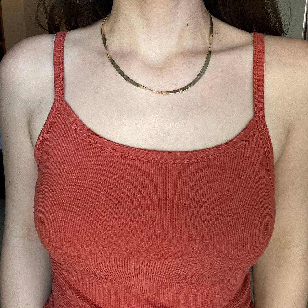 No Boundaries Rust Colored Tank Top Size Medium